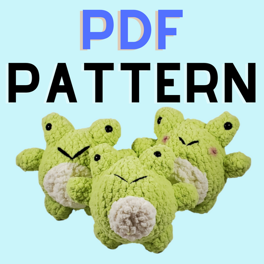Chunky Frog Pattern PDF